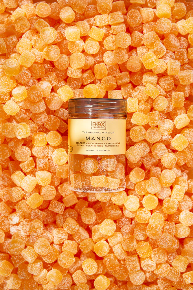 TUBE – JUST THE WINEGUM - MANGO - 100 % VEGAN - Billede 3