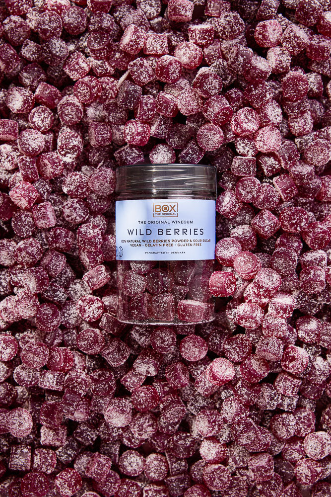 TUBE – JUST THE WINEGUM - WILD BERRIES - 100 % VEGAN - Billede 3